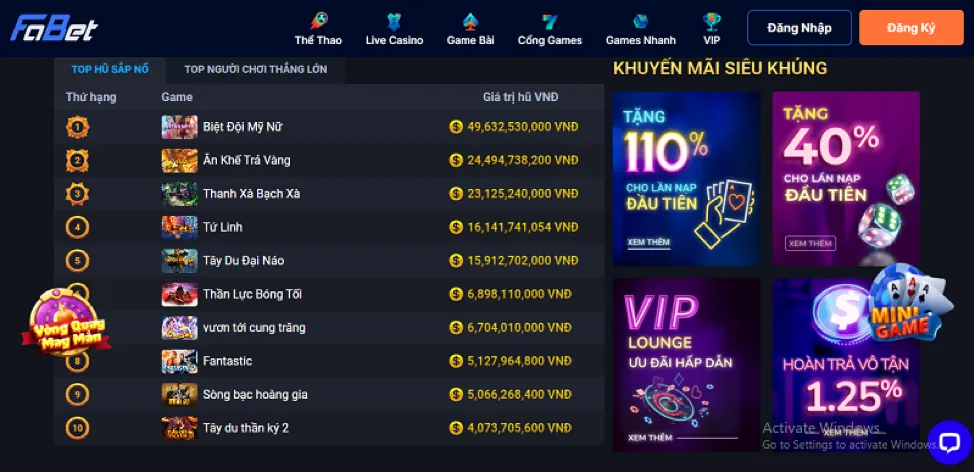 Ứng dụng cá cược 88â casino trên di động